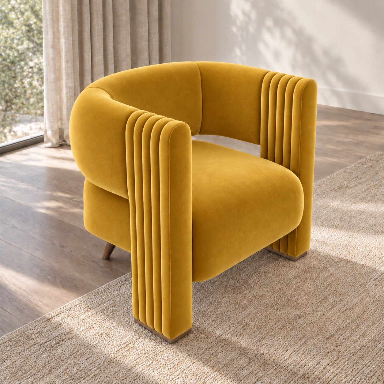 Yellow velvet